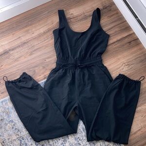 🆕 NWOT - Abercrombie - Women’s Black Tank Jumpsuit with Drawstring Waist